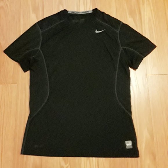 Nike Other - Nike Pro Combat Dri-Fit Compression Men's Shirt Size L Black & Gray